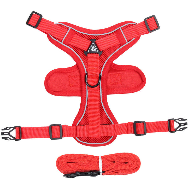 The Ultimate Comfort for Your Feline Friend: New Pet Vest Chest Harness With Leash Set