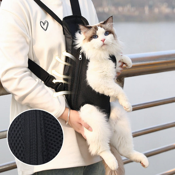 The Ultimate Pet Breathable Adjustable Front Backpack Carrier Bag
